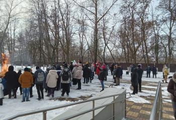 Площадка Юдановского СДК. 2 Марта - проводы зимы «Не всё коту Масленица».